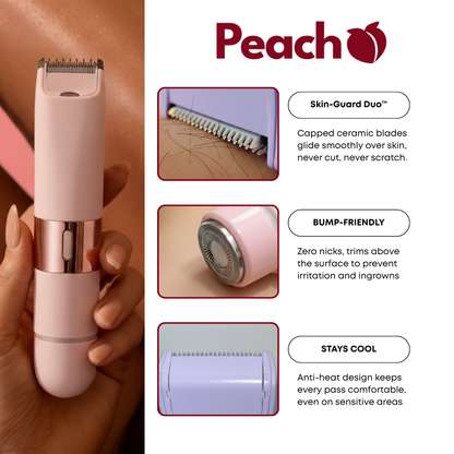 Peach 2.0 | #1 Intimate Trimmer for Sensitive Skin